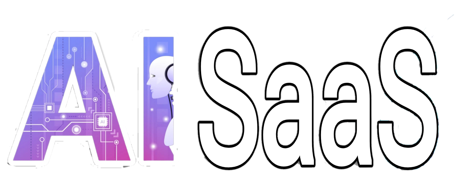 Official logo of "AI SaaS Zone", representing AI SaaS solutions and technology services